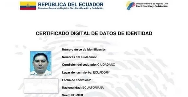 Obtener Certificado de identidad en línea